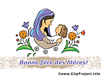 Enfant dessin gratuit – Fête des Mères image