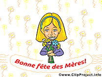 Illustration gratuite carte – Fête des Mères clipart