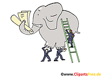 Éléphant clip arts gratuits – Finances illustrations