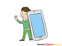 Smartphone dessins gratuits – Finances clipart