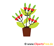 Bouquet clip art gratuit – Fleurs dessin