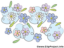 Floraison illustration gratuite – Fleurs clipart