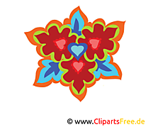 Kaléidoscope clipart gratuit – Fleurs images