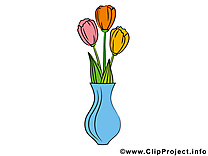 Tulipes dessin – Fleurs cliparts à télécharger