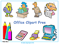 Office clip art fond d'écran gratuit