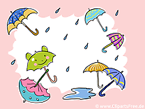 Parapluies illustration - Fonds d'écran clipart