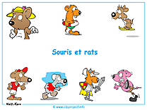 Souris et rats clipart images fond d'écran