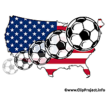Football images cliparts - Amérique image