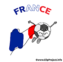 Ballon rond France clipart image gratuit