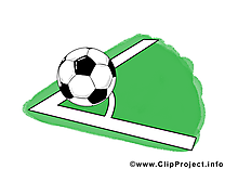 Corner clip arts gratuits - Football illustrations