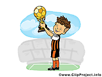 Coupe dessin - Football cliparts à télécharger