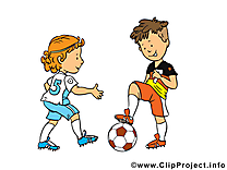 Enfants cliparts gratuis - Football images