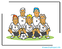 Équipe image - Football images cliparts