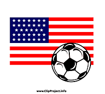 États-unis clip art – Football gratuite