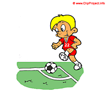 Footballeur clip art