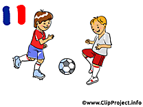 Footballeur clip art image free