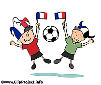 France footeuse clipart image gratuit