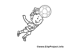 Image à imprimer football clipart