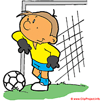 Le goal clip art image football