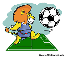 Lion images - Football clip art gratuit