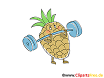 Ananas dessin à télécharger - Fruits images