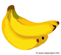 Bananes dessin gratuit - Fruits image