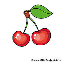 Cerises clipart gratuit - Fruits images