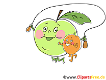 Clip arts gratuits fruits illustrations