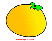 Orange clipart gratuit