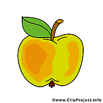 Pomme image gratuite - Fruits illustration