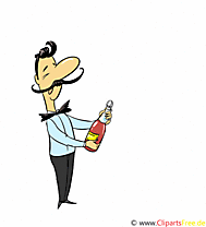 Champagne cliparts gratuis - Animation images