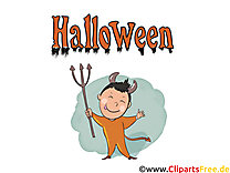 Diable illustration gratuite - Halloween clipart