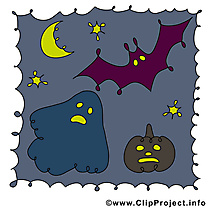 Image gratuite nuit – Halloween clipart