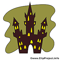 Images château - Halloween clip art gratuit