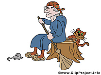 Souche sorcière clipart - Halloween dessins gratuits