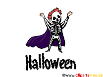 Squelette clip art – Halloween gratuite