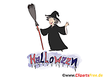 Vieille sorcière clipart - Halloween dessins gratuits