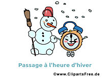 Bonhomme de neigeclipart gratuit - Hiver images