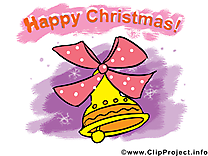 Clochette clip arts gratuits – Noël illustrations