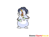 Glace bonhomme de neige images – Hiver dessins gratuits