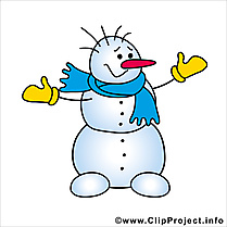 Image bonhomme de neige gratuite - Hiver cliparts