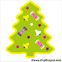 Sapin clipart, card, image gratuite