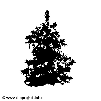 Sapin de Noël image, clipart, ecard