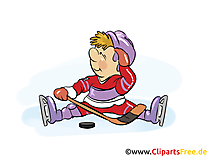 Enfant image à télécharger - Hockey clipart