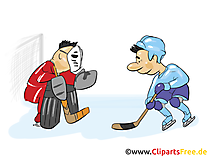 Gardien de but clip art gratuit – Hockey images