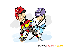 Hockeyeurs dessins gratuits - Hockey clipart