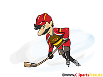 Joueur image à télécharger - Hockey clipart