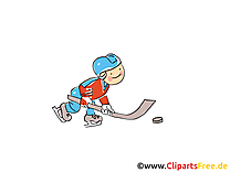 Petit hockeyeur dessins gratuits - Hockey clipart