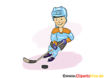 Sport d'hiver image gratuite - Hockey cliparts