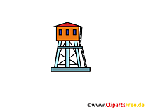 Belvédère clip art gratuit - Industrie dessin